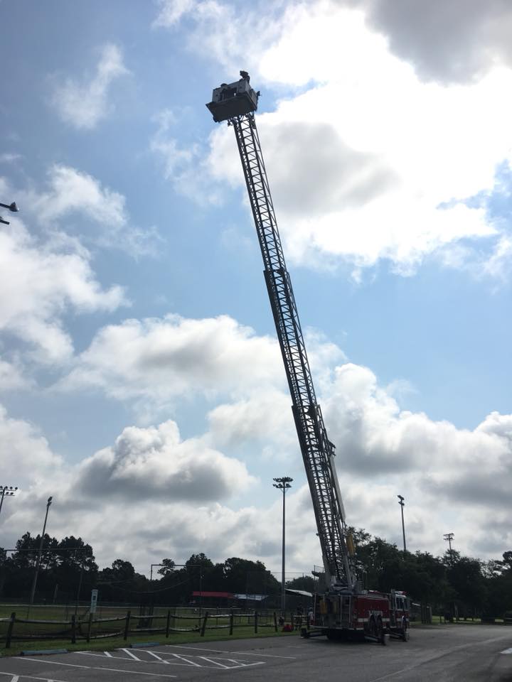 2018 Fire Camp Day 3 Aerial Experience Laddertruck