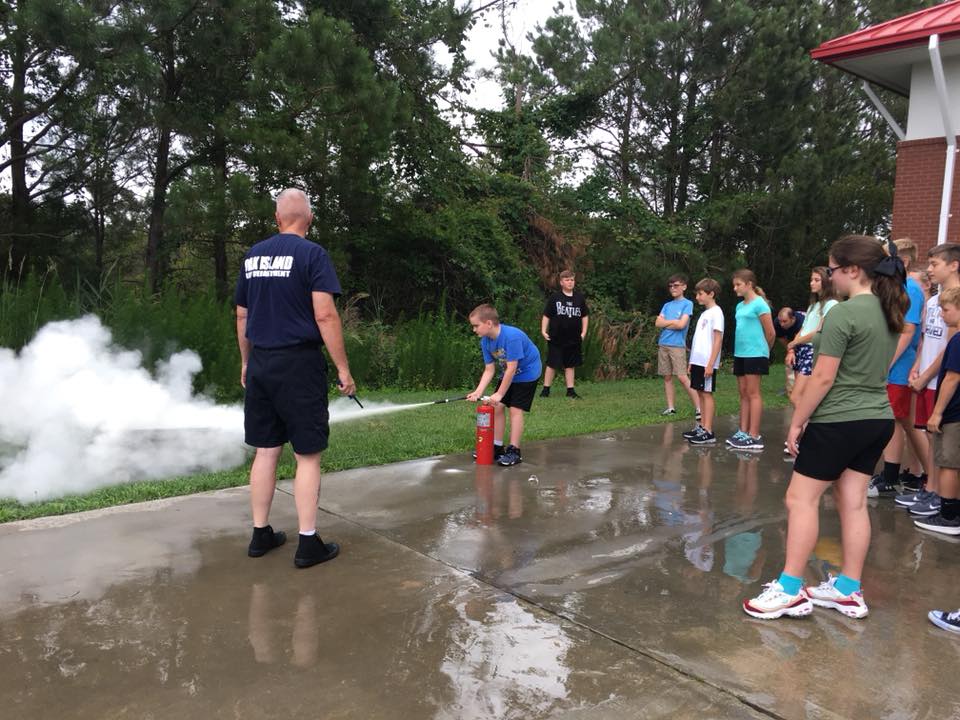 Day 2 - fire extinguisher training