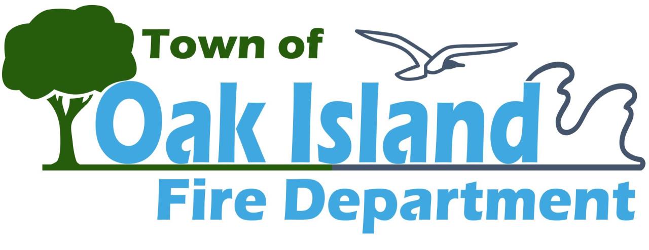 Oak Island Fire Department Logo