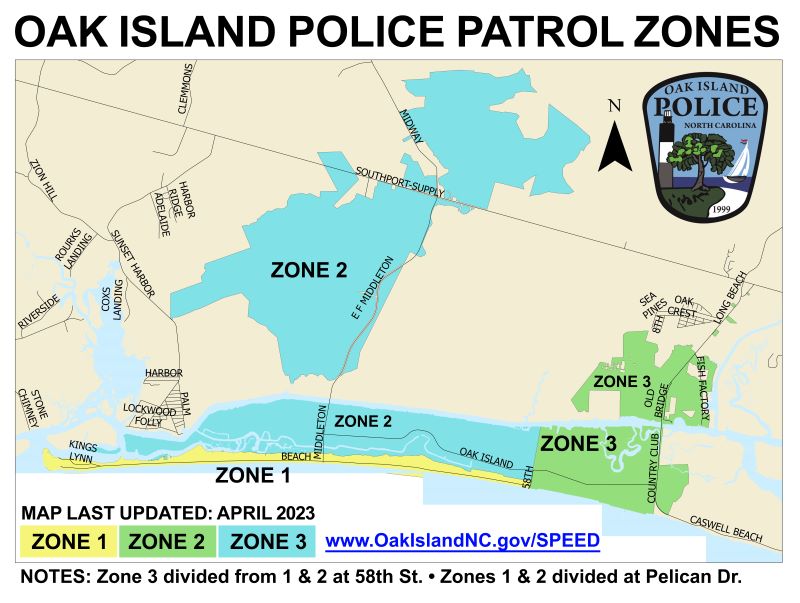 OKI Traffic Zones Map