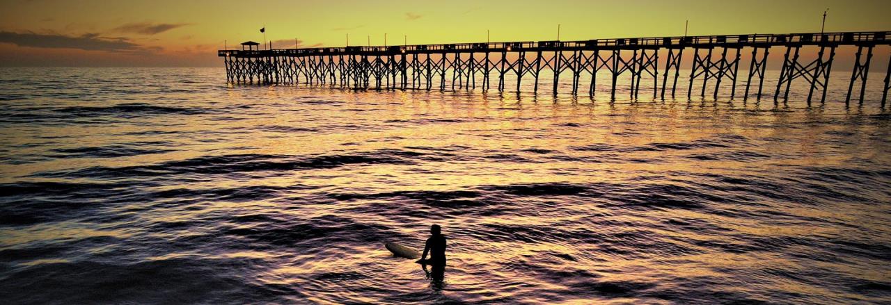 Surfer at Sunset