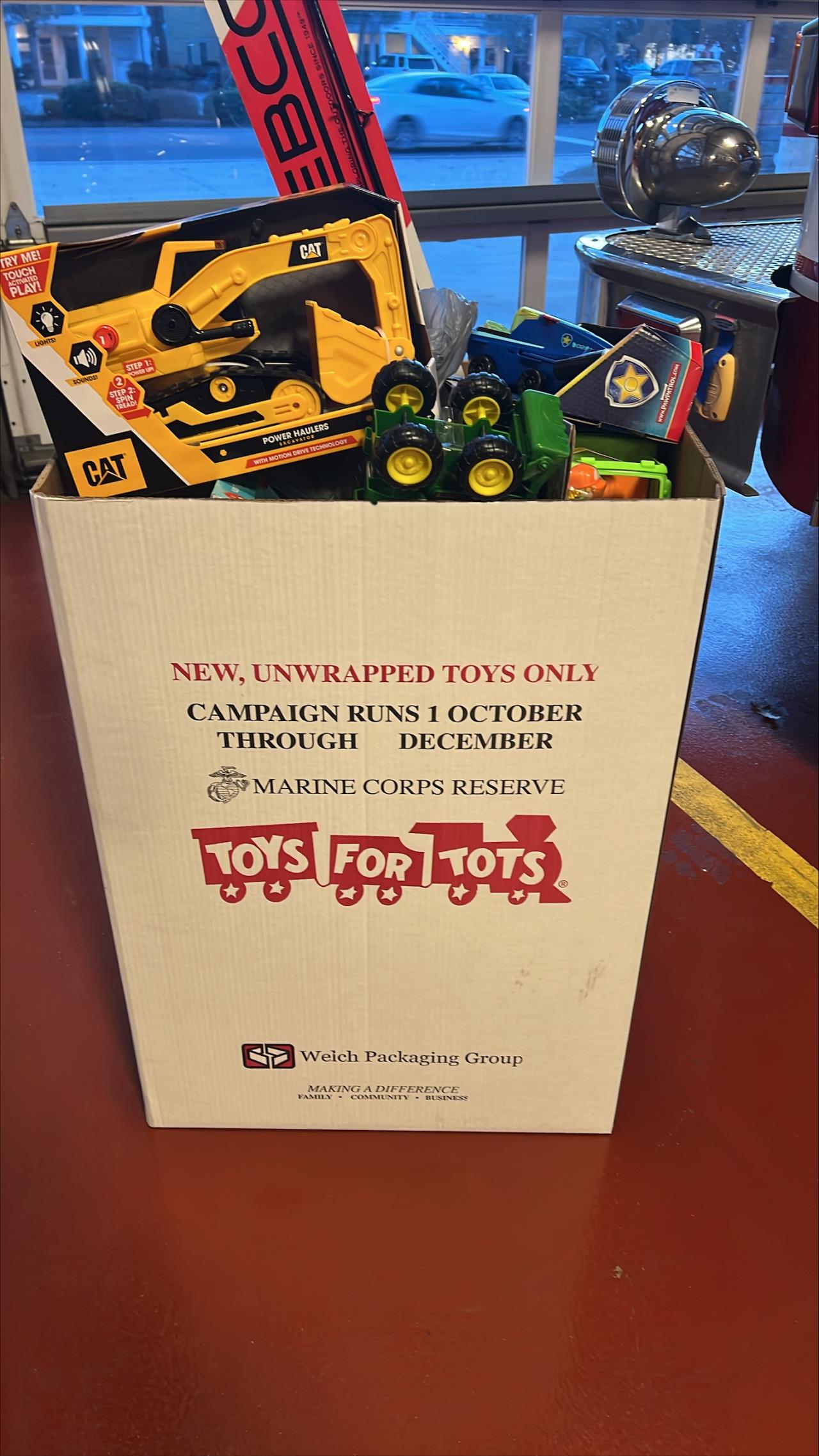 2023-12-14 Toys For Tots Boxes Collection (2)