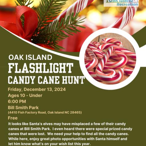 Flashlight Candy Cane Hunt